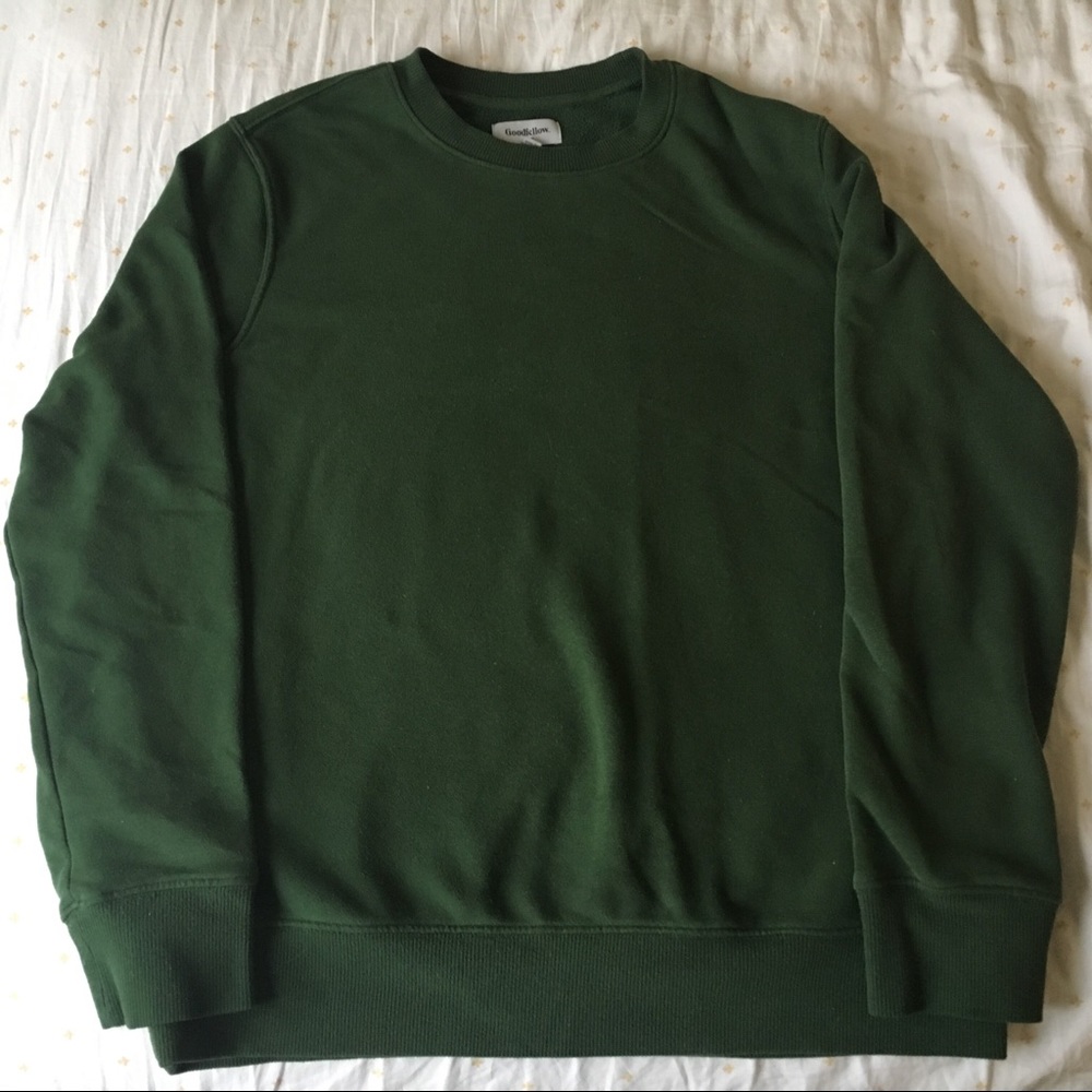 Men's Standard Fit Fleece Crew Neck Sweatshirt